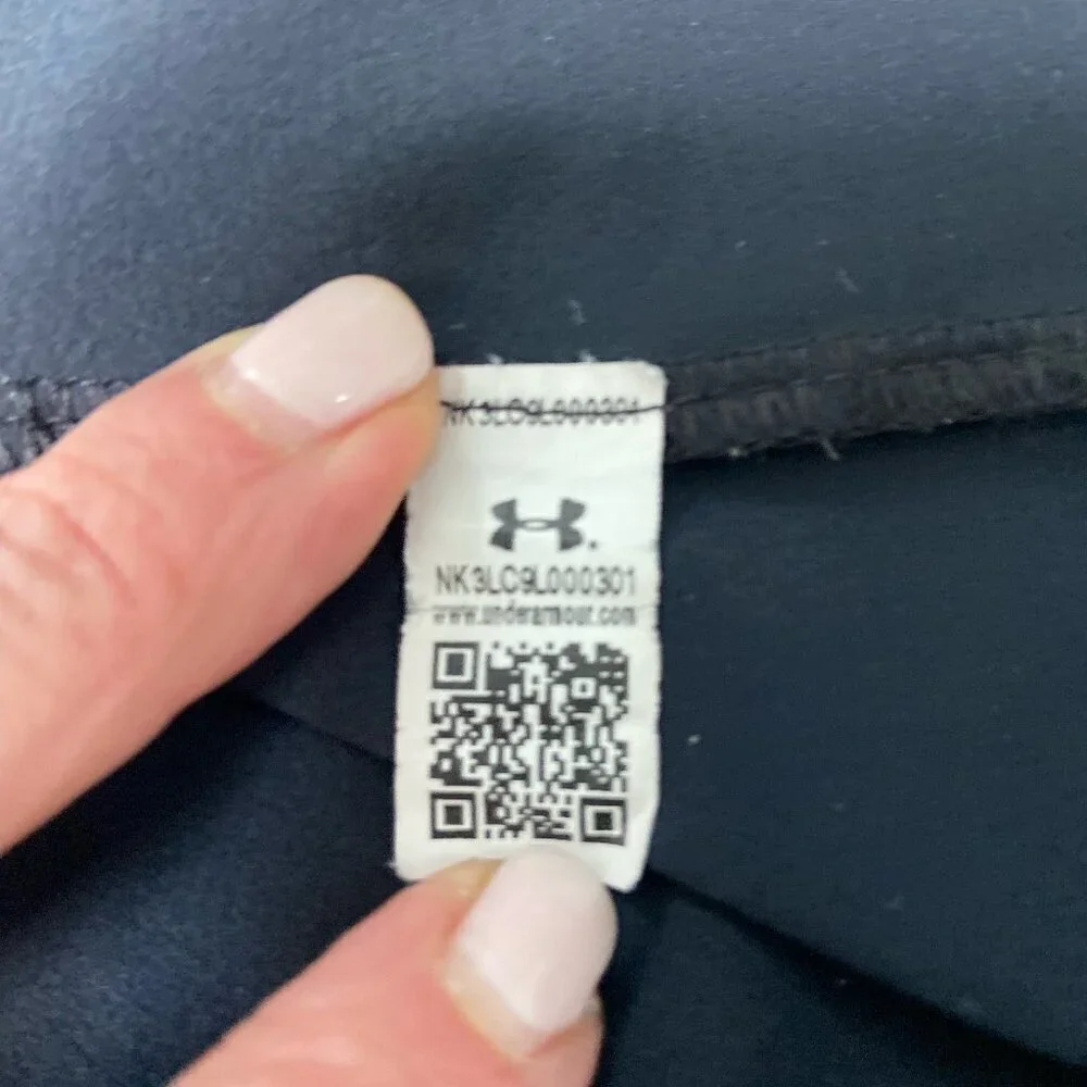 Under Armour Storm Rain Jacket Hooded Loose Fit Water-Resistant Black Youth XL